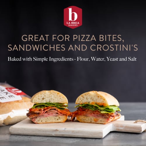 La Brea Bakery Take & Bake French Sandwich Rolls Perspective: back