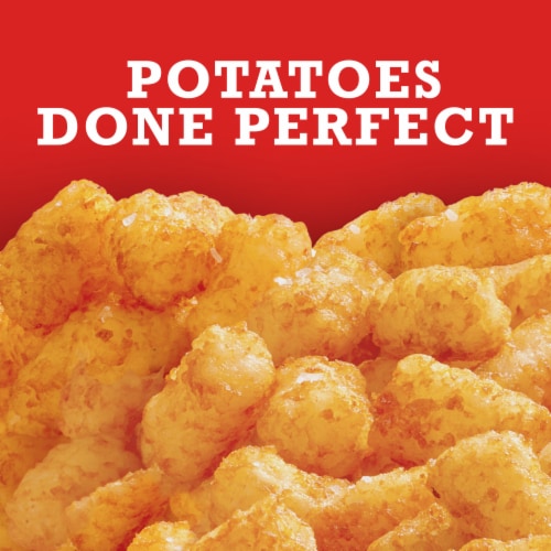 Ore-Ida Crispy Mini Tater Tots Seasoned Shredded Potatoes Perspective: back
