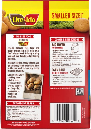 Ore-Ida Golden Crinkles® French Fried Potatoes Perspective: back