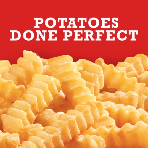 Ore-Ida Crispy Crinkles French Fried Potatoes Value Size Perspective: back