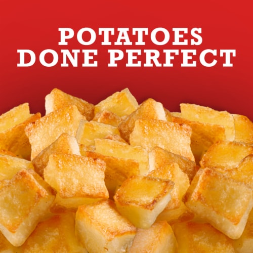 Ore-Ida Diced Hash Brown Frozen Potatoes Perspective: back