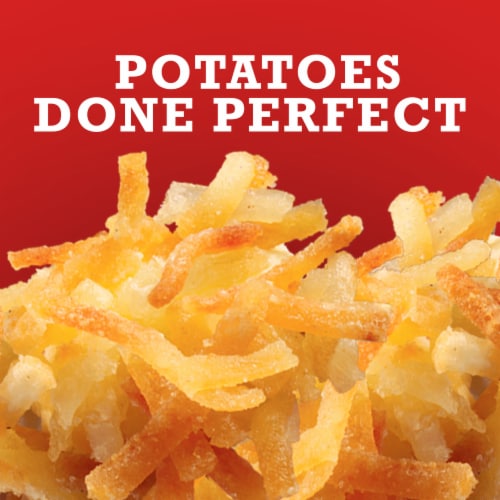 Ore-Ida Shredded Hash Brown Frozen Potatoes Perspective: back