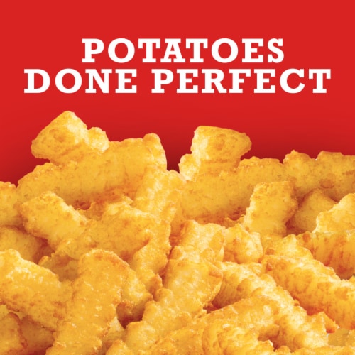Ore-Ida Golden Crispers! Crispy French Fry Fried Frozen Potatoes Perspective: back