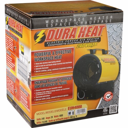 Dura Heat 4000Watt 240Volt Workspace Electric Space Heater EUH4000, 1