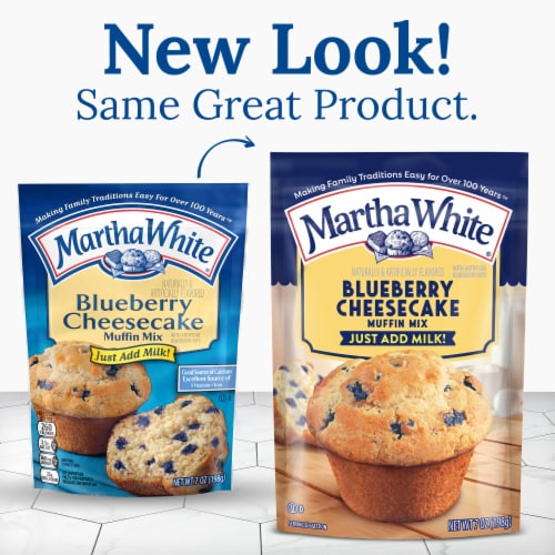Martha White® Blueberry Cheesecake Muffin Mix Perspective: back
