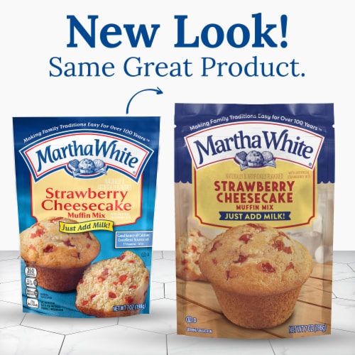 Martha White® Strawberry Cheesecake Muffin Mix Perspective: back