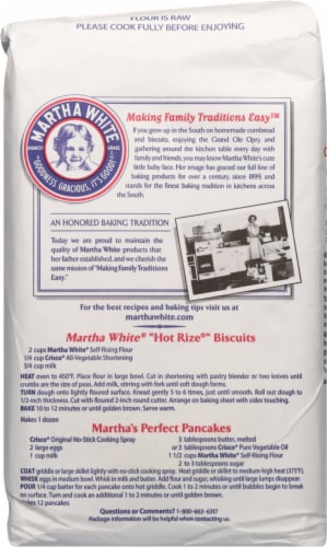 Martha White® Self Rising Flour with Hot Rize® Perspective: back