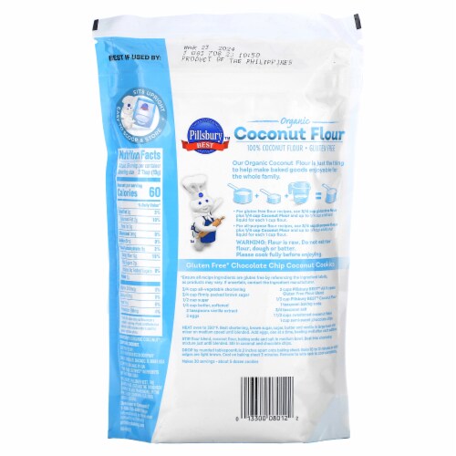 PILLSBURY BEST 16 OUNCE ORGANIC COCONUT FLOUR Perspective: back