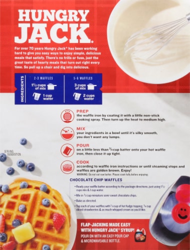 Hungry Jack Complete Belgian Waffle Mix Perspective: back