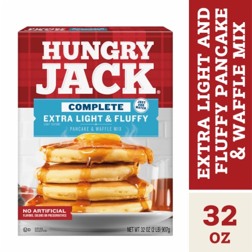 Hungry Jack Complete Extra Light and Fluffy Pancake Mix and Waffle Mix Perspective: back