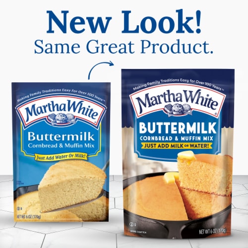 Martha White® Buttermilk Cornbread & Muffin Mix Perspective: back