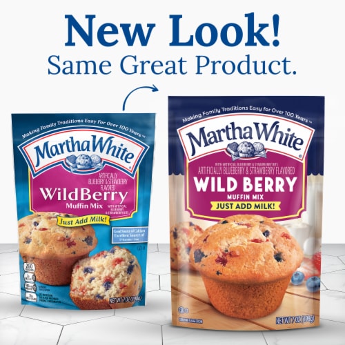 Martha White Wildberry Muffin Mix Perspective: back