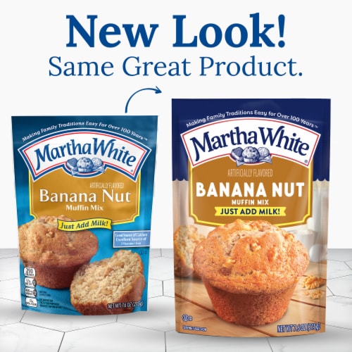 Martha White Banana Nut Muffin Mix Perspective: back