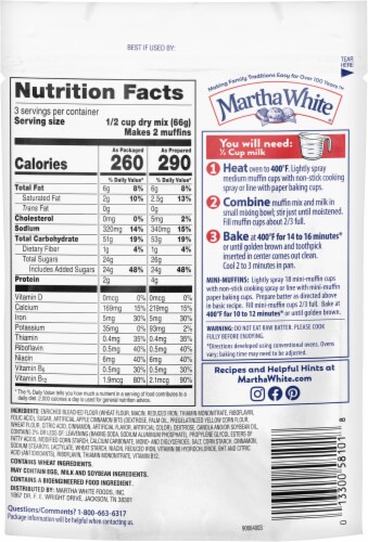 Martha White® Apple Cinnamon Perspective: back