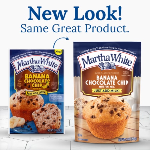 Martha White® Banana Chocolate Chip Muffin Mix Perspective: back