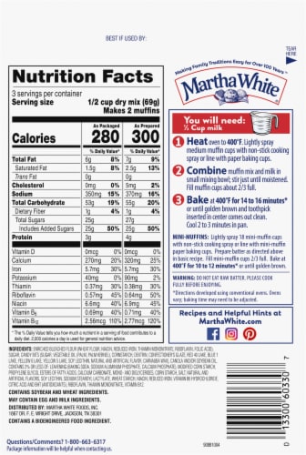 Martha White® Birthday Cake Muffin Mix Perspective: back