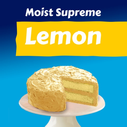 Pillsbury Moist Supreme® Premium Lemon Cake Mix Perspective: back