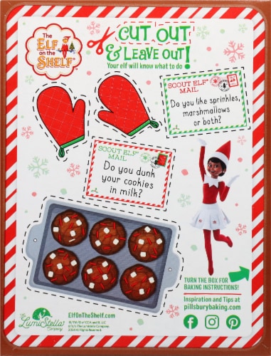 Pillsbury Elf on the Shelf® Hot Cocoa Cookie Mix Perspective: back