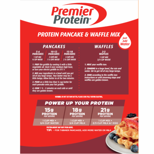 Premier Protein® Buttermilk Original Pancake Mix Perspective: back