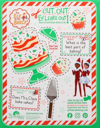 Pillsbury Funfetti® The Elf on the Shelf® Swirl Cake Mix Perspective: back