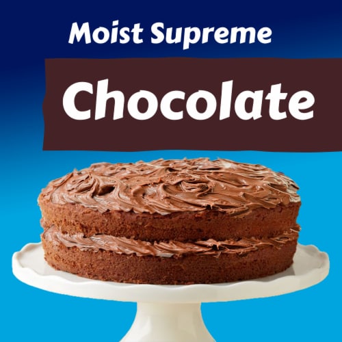 Pillsbury Moist Supreme® Premium Chocolate Cake Mix Perspective: back