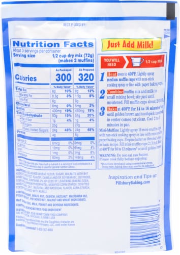 Pillsbury Banana Nut Muffin Mix Perspective: back