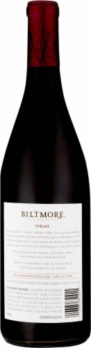 Biltmore® Estate Syrah Red Wine Perspective: back