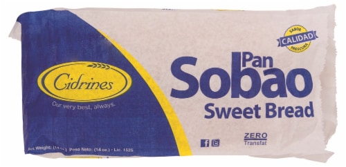 Cidrines Pan Sobao Sweet Bread Perspective: back