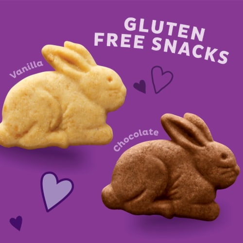 Annie's Gluten Free Bunny Cocoa and Vanilla Graham Crackers Perspective: back