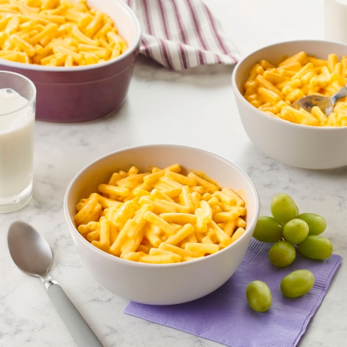 Annie’s Vegan Rice Pasta Cheddar Flavor Mac N Cheese Alternative with Gluten Free Pasta Perspective: back