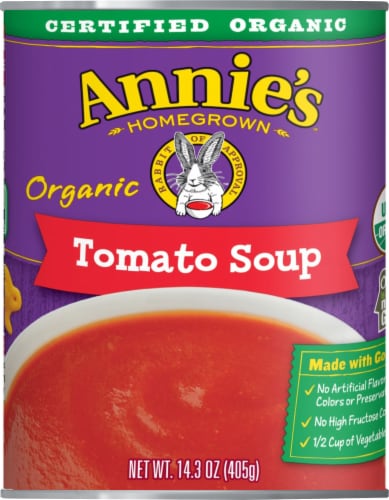 Annie's Organic Vegetable Soup with Farm-Shaped Pasta, 14 oz.