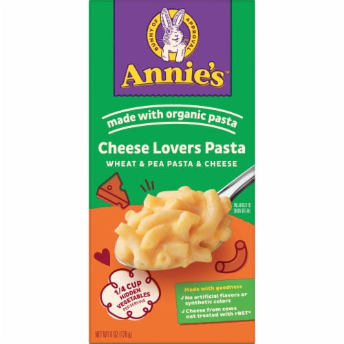 Annie’s Cheese Lovers Mac N Cheese Macaroni And Cheese Dinner Perspective: back