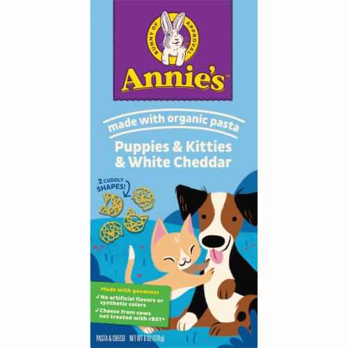 Annie’s Puppies and Kitties White Cheddar Mac N Cheese Macaroni and Cheese Dinner Perspective: back