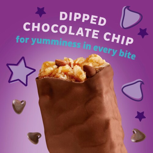 Annie's Chocolate Chip Dipped Granola Bars Perspective: back