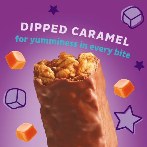 Annie's™ Organic Dipped Caramel Granola Bars Perspective: back