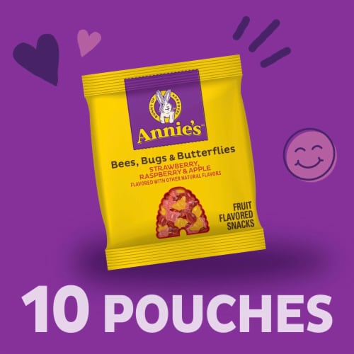 Annie's Bees Bugs and Butterflies Fruit Flavored Snacks Easter Basket Stuffers Perspective: back
