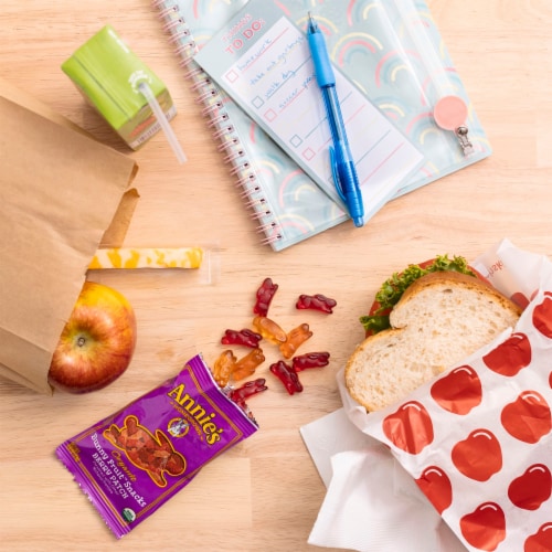 Annie's Organic Bunny Fruit Flavored Snacks Easter Basket Stuffers Perspective: back