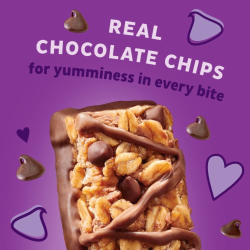 Annie's™ Organic Chocolate Chip Drizzle Granola Bars Perspective: back