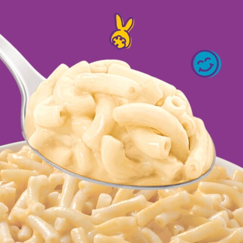 Annie’s Organic White Cheddar Microwave Mac N Cheese Macaroni and Cheese Dinner Packets Perspective: back