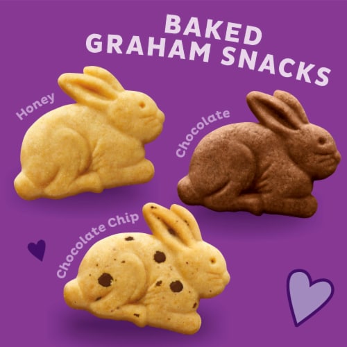 Annie's™ Organic Friends Bunny Chocolate Chip Chocolate & Honey Graham Snacks Perspective: back