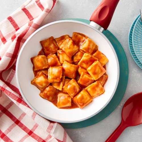 Annie's™ Organic Cheesy Ravioli in Tomato & Cheese Sauce Perspective: back