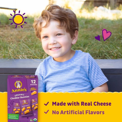 Annie's™ Organic Cheddar Bunnies Baked Snack Crackers, 12 ct