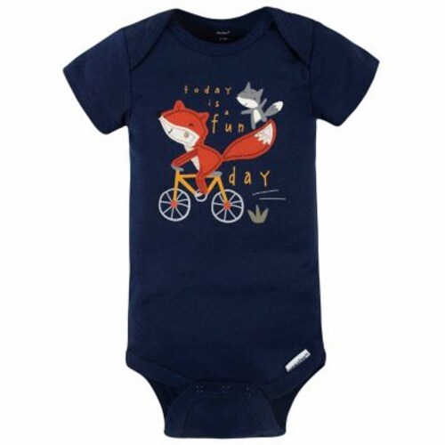 Gerber 4 Pack Short Sleeve Bodysuit Onesies Perspective: back