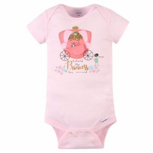 Gerber® Onesies® Princess Bodysuits - Pink Perspective: back