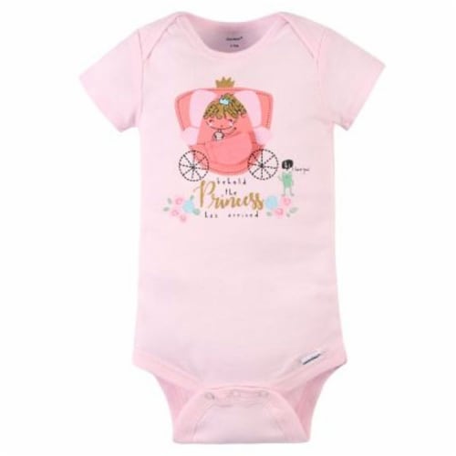 Gerber® Onesies® Princess Bodysuits - Pink Perspective: back