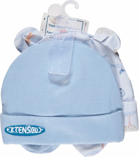 Gerber® Caps and Mittens - Assorted Blue Perspective: back