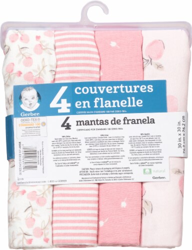 Gerber Flannel Blankets Perspective: back