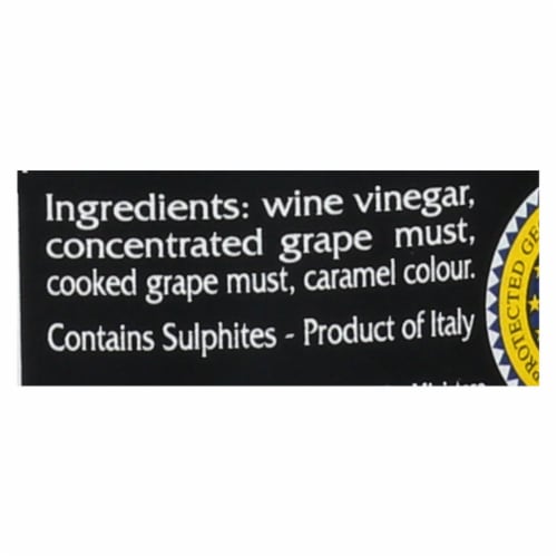 Monari Federzoni Aged Balsamic Vinegar Perspective: back