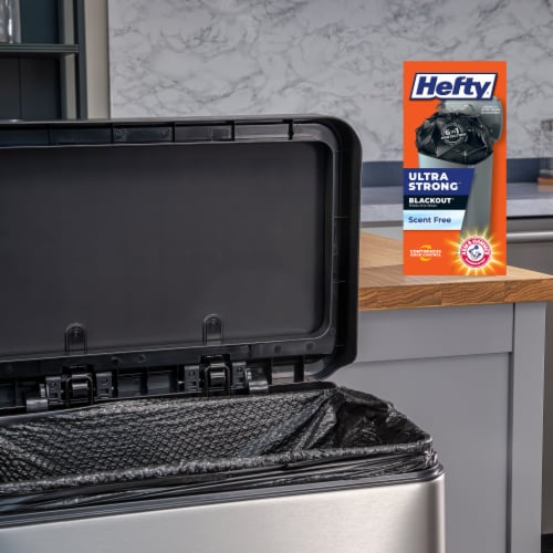 Hefty Ultra Strong Tall Kitchen Drawstring Trash Bags - Unscented - 13  Gallon - 50ct : Target