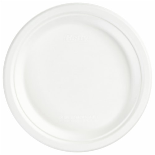 Hefty EcoSave™ 100% Compostable 8.75-Inch Paper Plates Perspective: back
